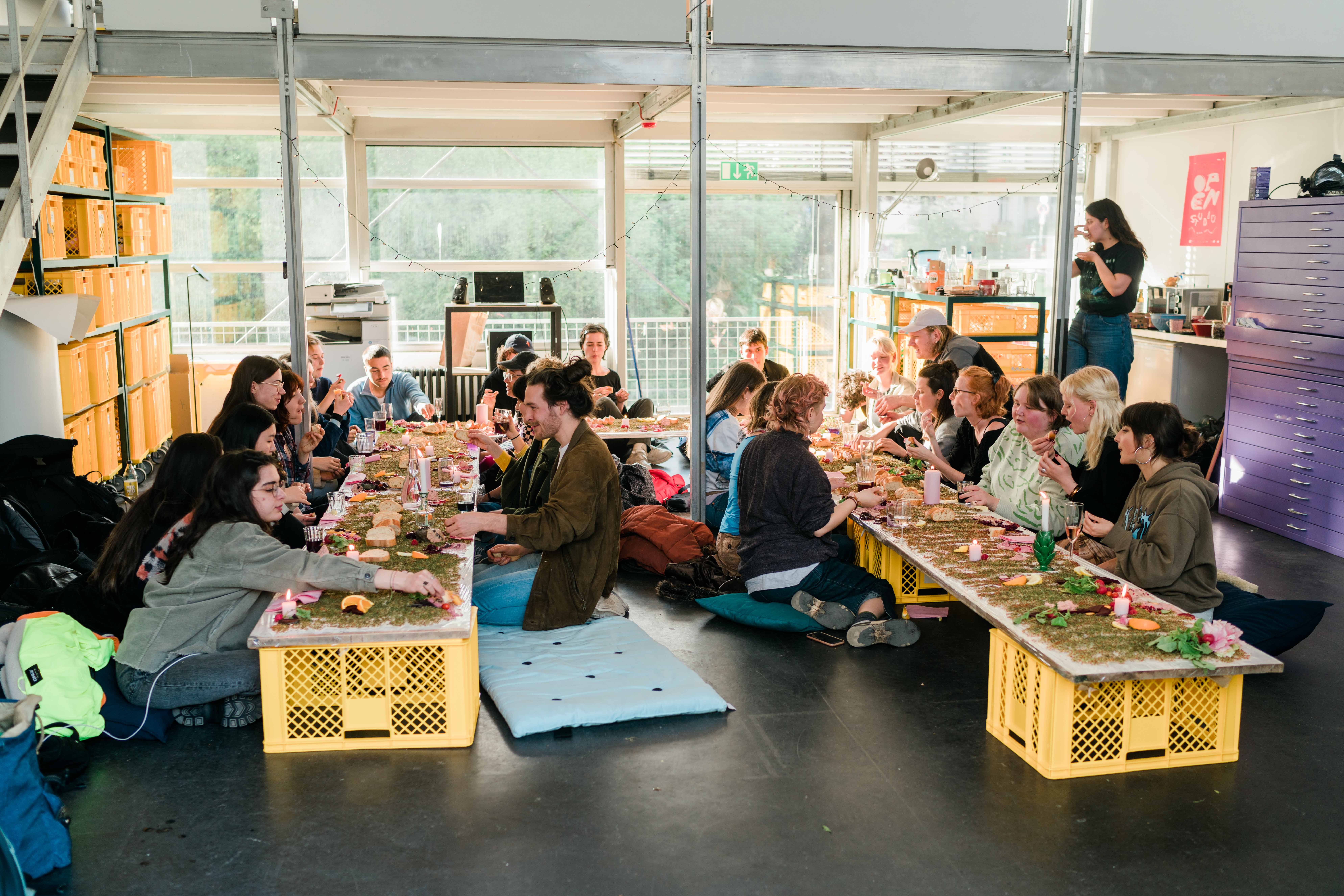 Things Falling in Love sculpture